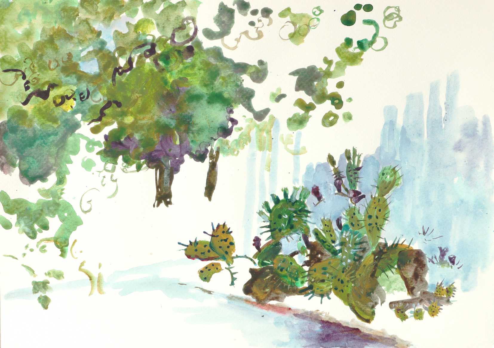 Bäume gegen Kakteen