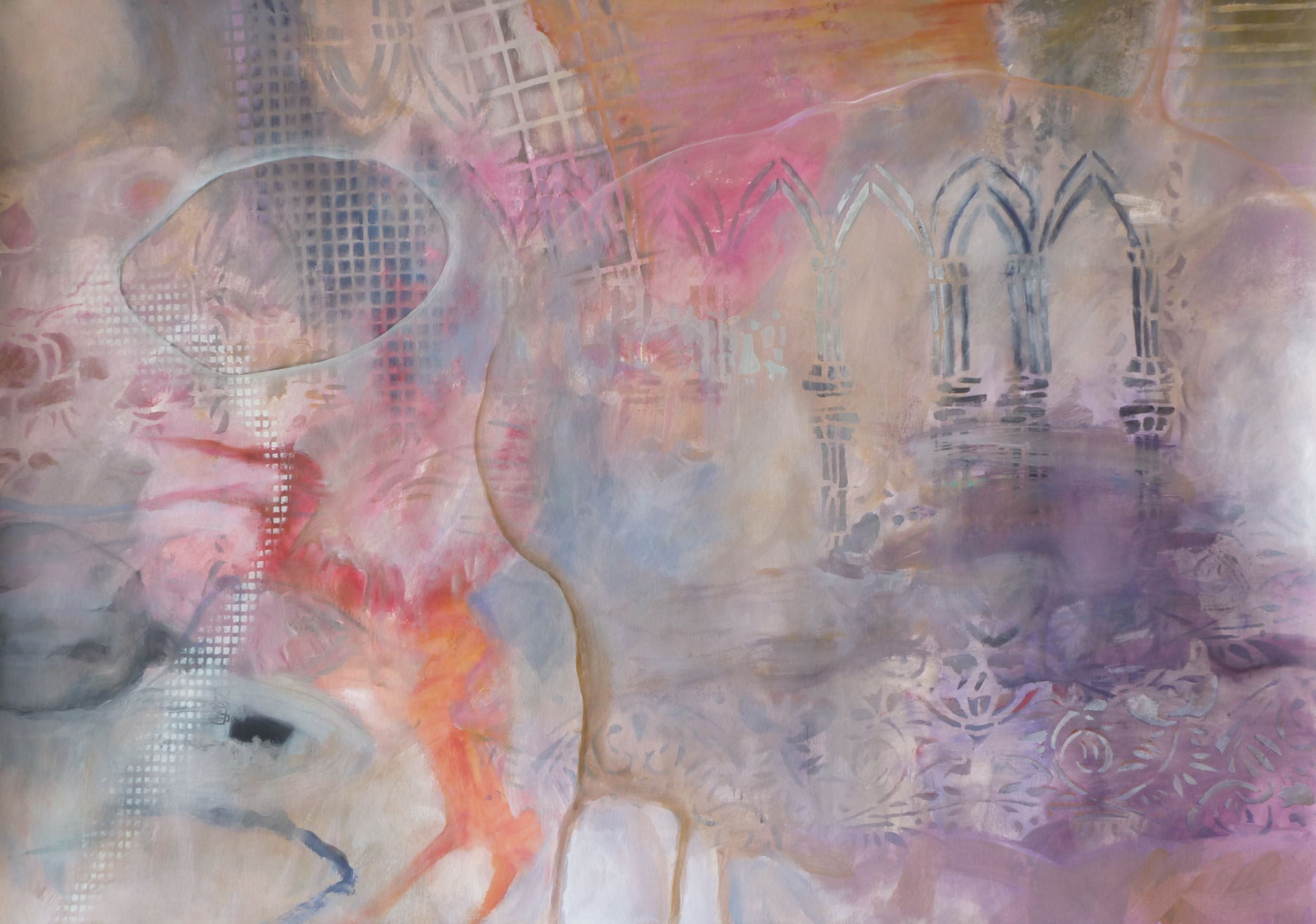 war ich nicht schon mal vor 12 Jahren in Breslau gewesen, 70x100, Papier, 2014